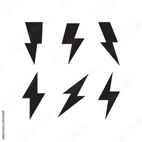 flash icon vector logo illustration