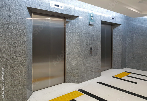 New elevators in public government building .