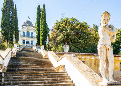 View on the Villa Selvatico in Battaglia Terme, Veneto - Italy