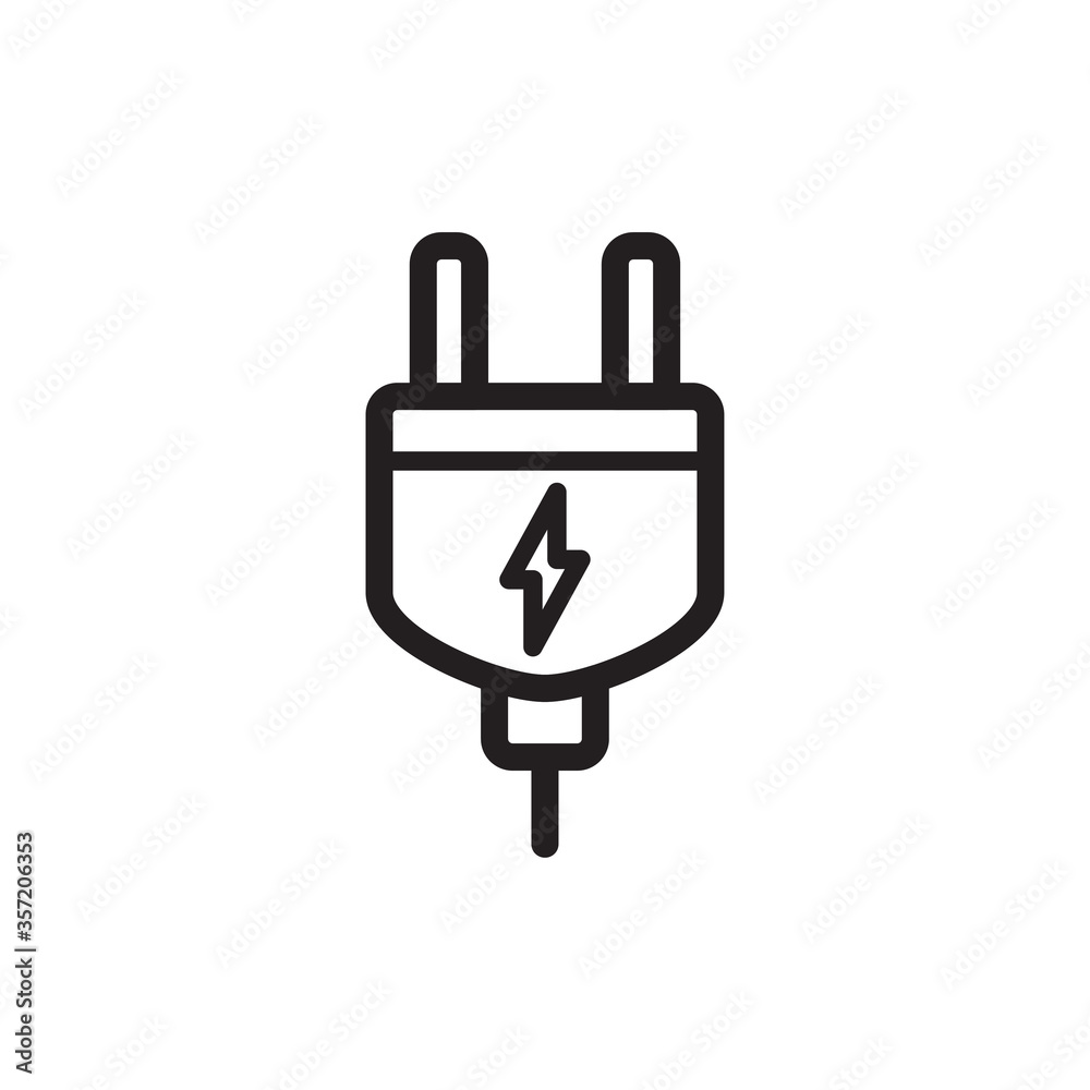 plug icon vector illustration