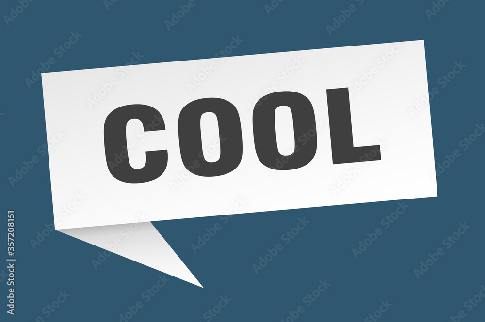cool banner. cool speech bubble. cool sign cool banner. cool speech bubble. cool sign