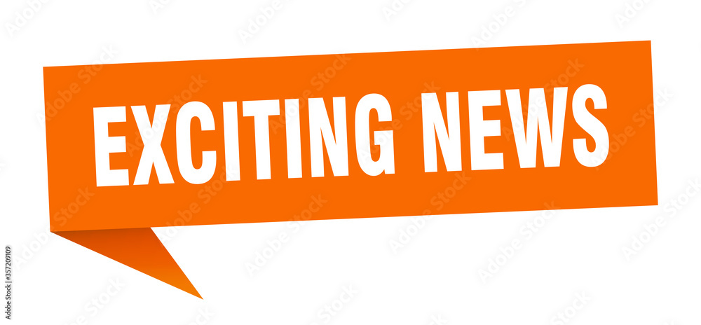 exciting news banner. exciting news speech bubble. exciting news sign exciting news banner. exciting news speech bubble. exciting news sign