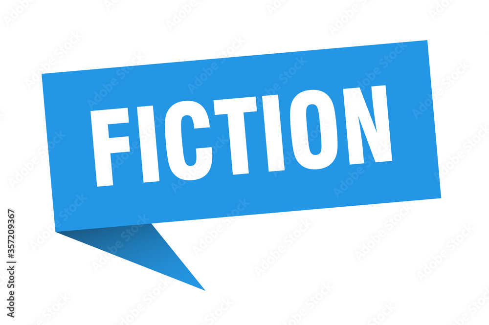 fiction banner. fiction speech bubble. fiction sign fiction banner. fiction speech bubble. fiction sign