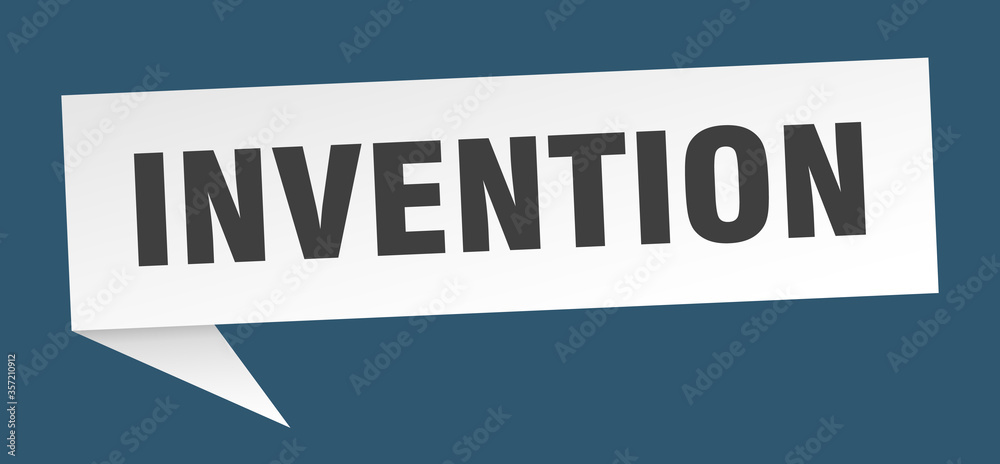 invention banner. invention speech bubble. invention sign invention banner. invention speech bubble. invention sign