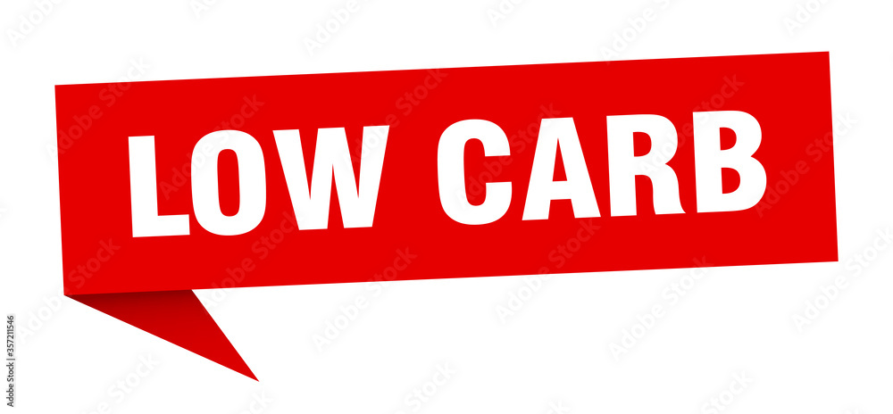 low carb banner. low carb speech bubble. low carb sign low carb banner. low carb speech bubble. low carb sign