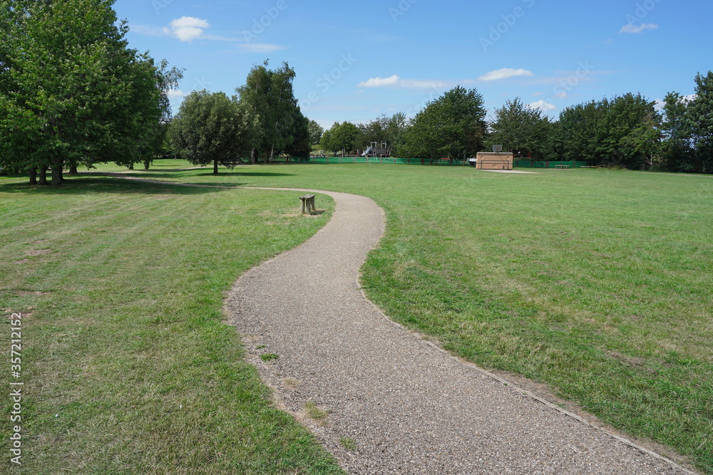 Winding Path through a Park