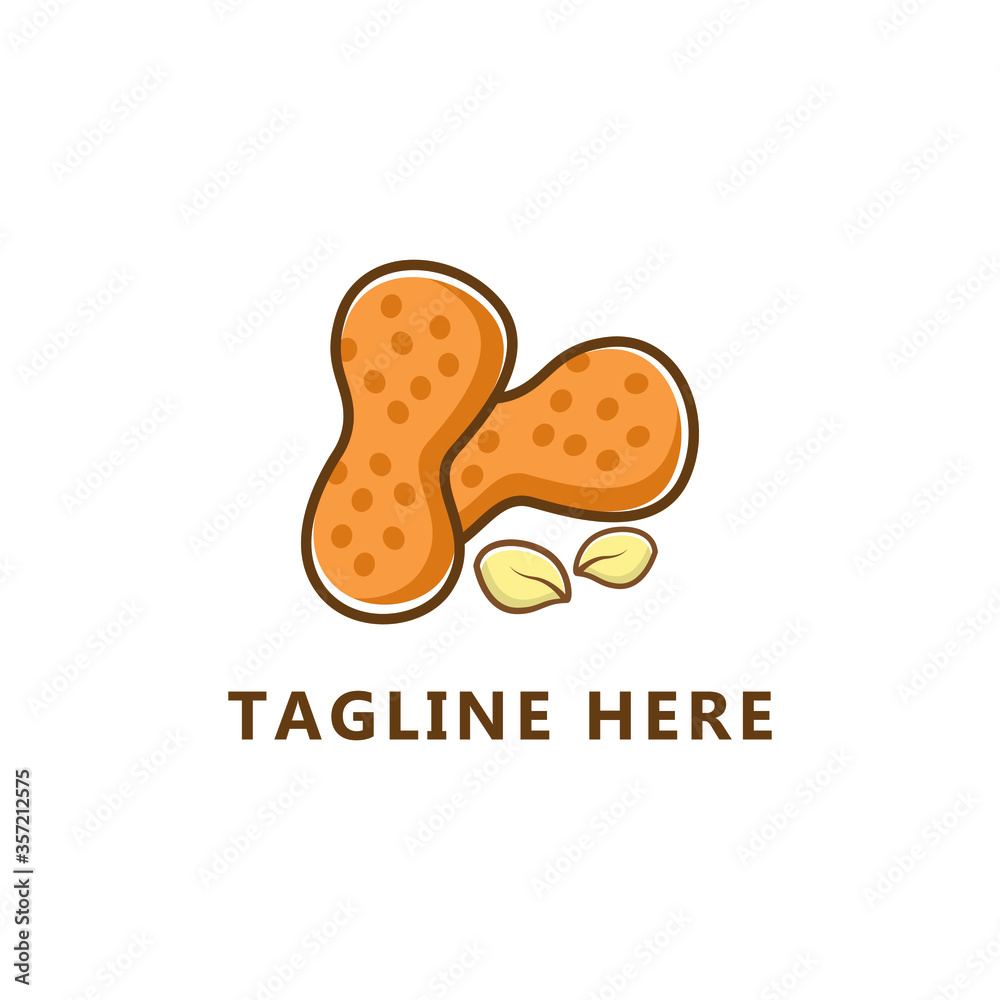 peanuts logo icon. peanuts logo vector illustration. peanuts logo icon. peanuts logo vector illustration.