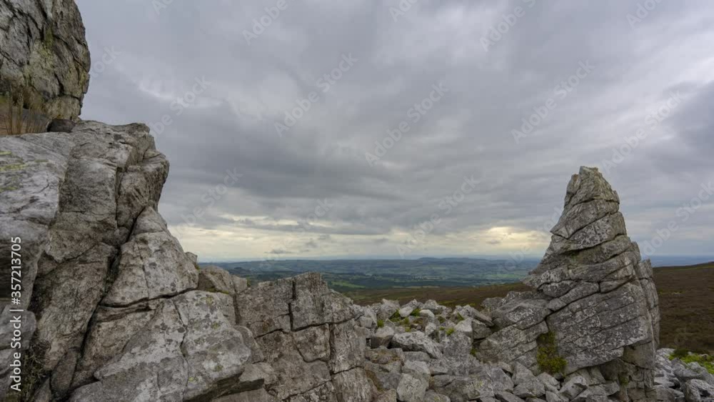 Stiperstones summit in the Shropshire Hills in the UK Stiperstones summit in the Shropshire Hills in the UK