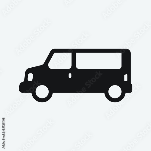 Car vector icon illustration sign for web and designing