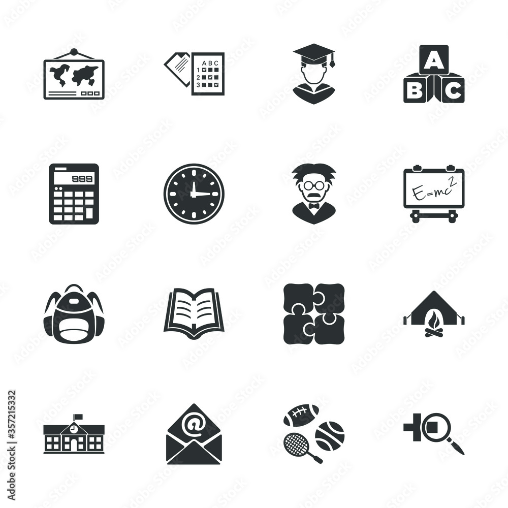 Education & training icons - Set 4 Education & training icons - Set 4