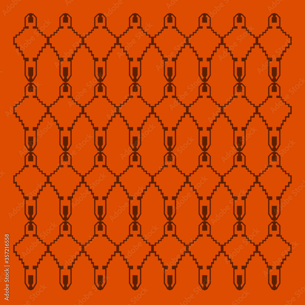 Naklejka premium Creative abstract design aztecs pattern