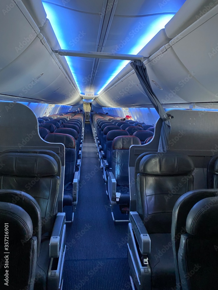 Empty airplane