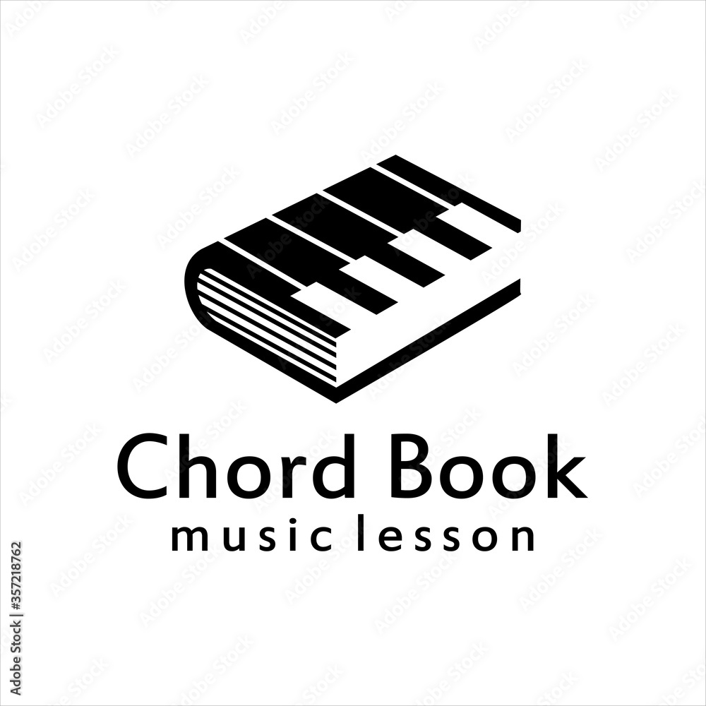 Chord book piano logo, Note book Music Logo Icon Design. Music Book Logo Design. education music logo Template Chord book piano logo, Note book Music Logo Icon Design. Music Book Logo Design. education music logo Template