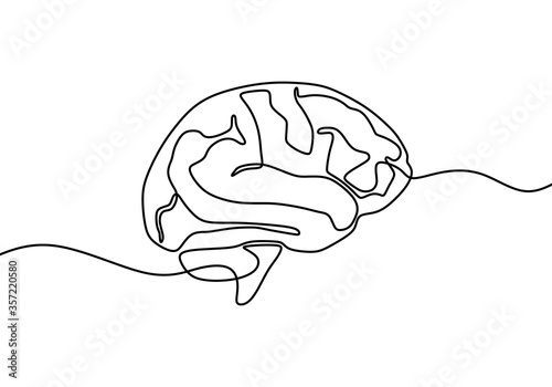 Continuous line art or one ...