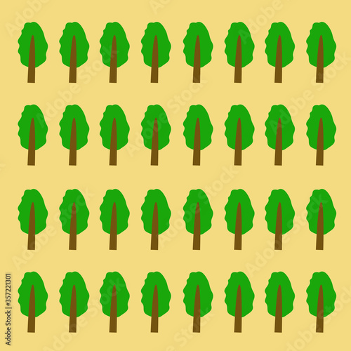 Green design trees texture  background  pattern