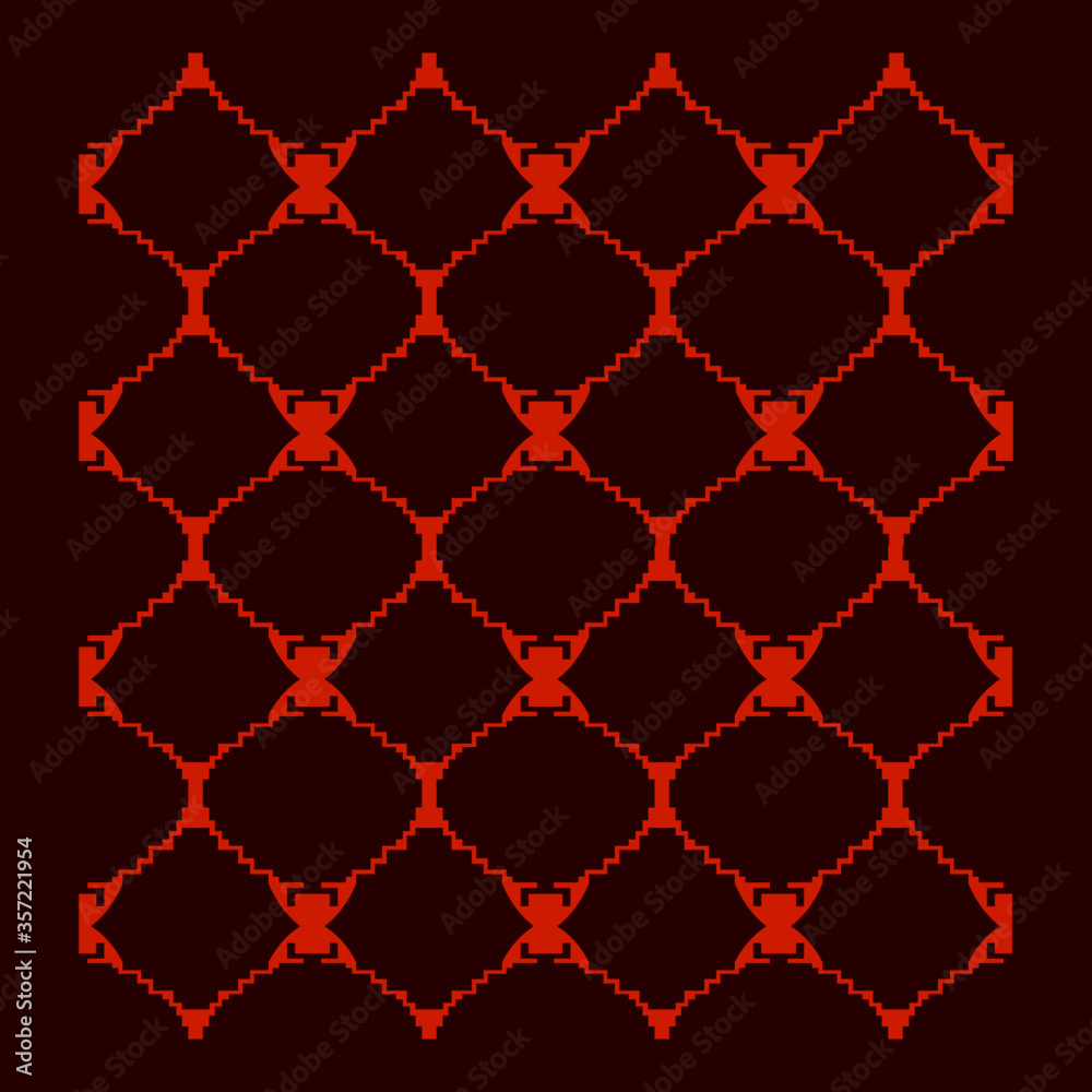 Naklejka premium Creative vintage design pattern, Aztecs