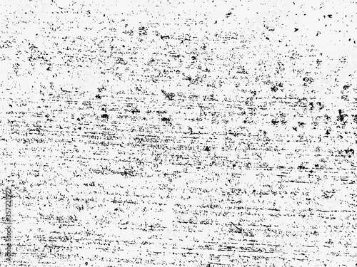 A black and white vector texture of distressed, urban, grungy concrete with aged and weathered damage. Ideal for use as a background texture or for applying grunge effects to your images.