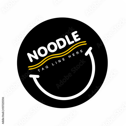 Logo noodle , Simple logo design noodle for restaurant