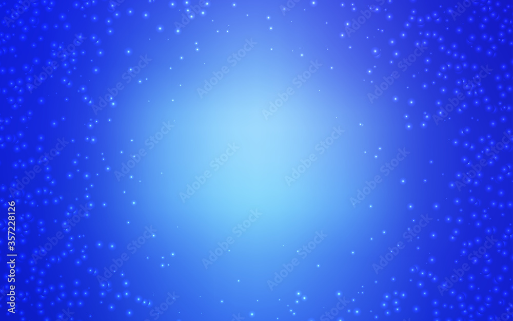 Light BLUE vector background with astronomical stars. Light BLUE vector background with astronomical stars.