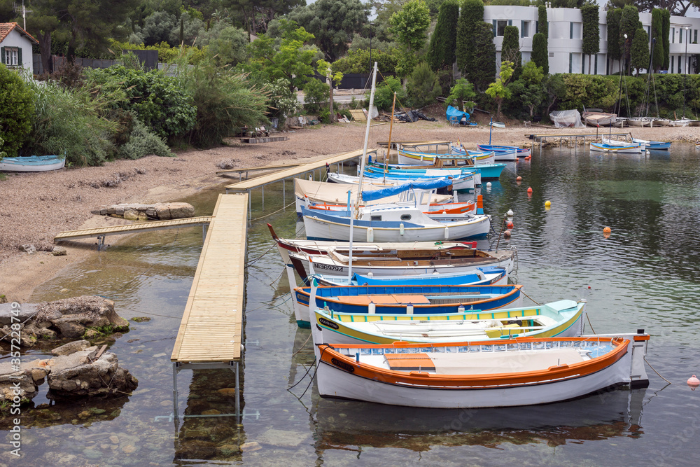 Boats for hire at a marina near Nice 2018