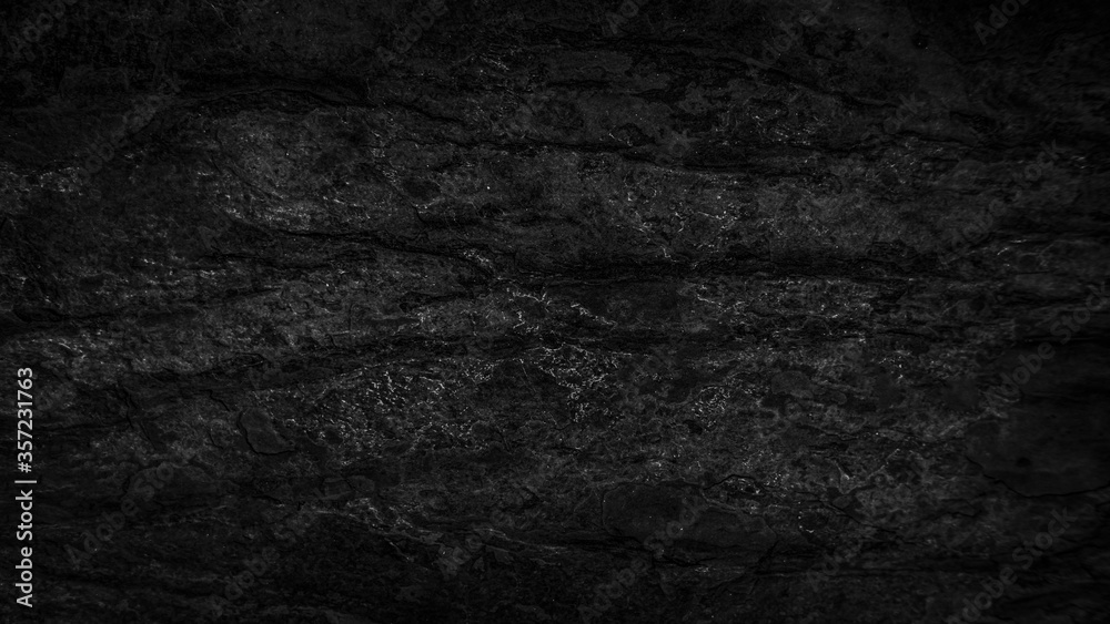 Fototapeta premium abstract black stone pattern,natural black stone texture or dark grey black slate background.