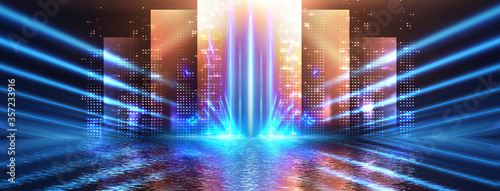 Empty stage background in p...