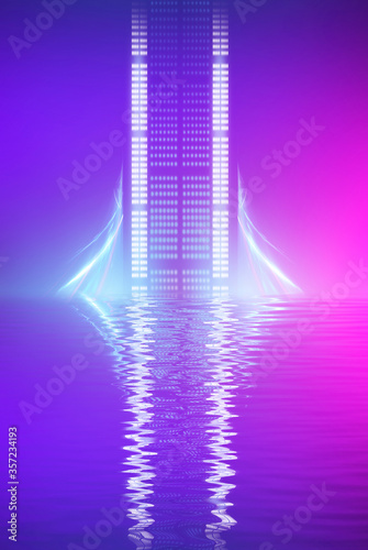 Empty stage background in p...