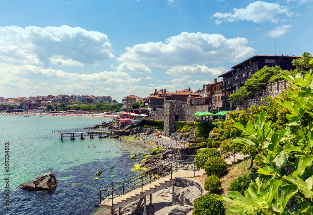 The Old Town of Sozopol. Today it is one of the major seaside resorts in the country