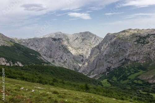 Naranjo de Bulnes mountain in Asturias (Spain)