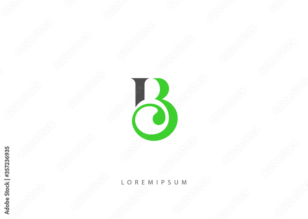 Initial B logo design inspiration, Letter B vector icon