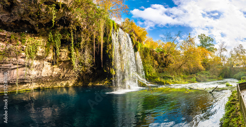 Duden Waterfall in Antalya Province in Turkey