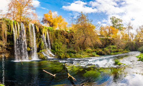 Duden Waterfall in Antalya Province in Turkey