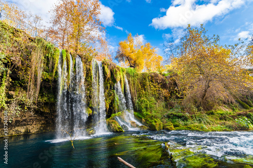 Duden Waterfall in Antalya Province in Turkey © nejdetduzen