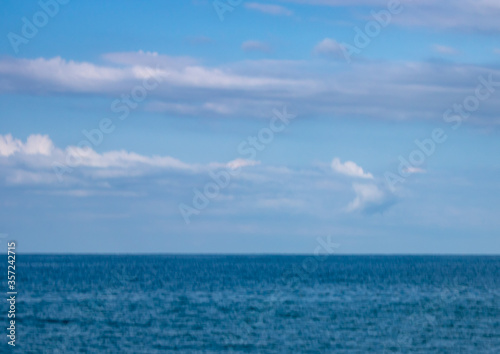 Hot cloudy sky over the Black Sea