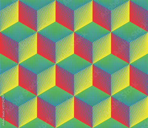 Seamless Halftone Pattern. ...