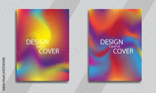 colorful minimal cover design for book. megazine. poster. promotion. brochure