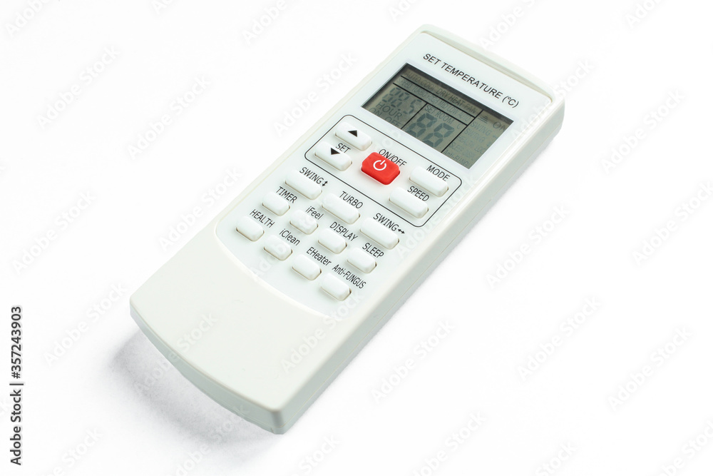 Remote controler for air conditioning isolated on white background Remote controler for air conditioning isolated on white background
