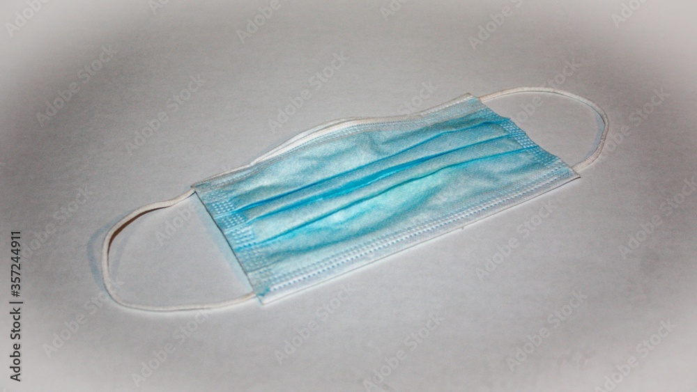 Medical protective mask on white background-COVID-19 Medical protective mask on white background-COVID-19