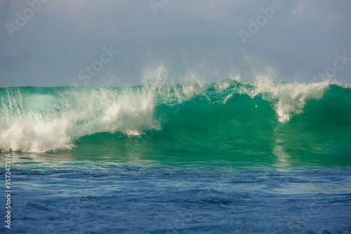 Big blue stormy ocean wave