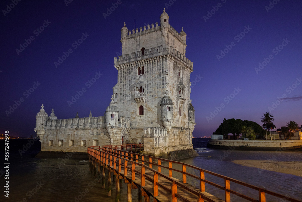 torre de Belém,  arquitectura manuelina, Lisboa, Portugal