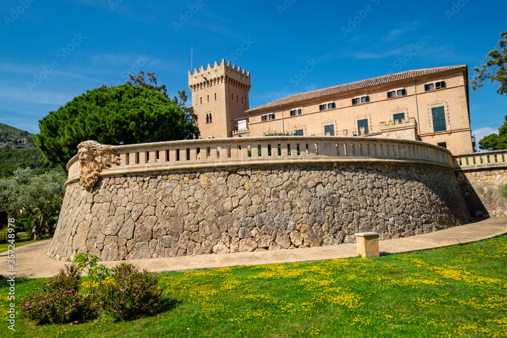 castillo de Son Mas, Andratx, Mallorca, balearic islands, Spain