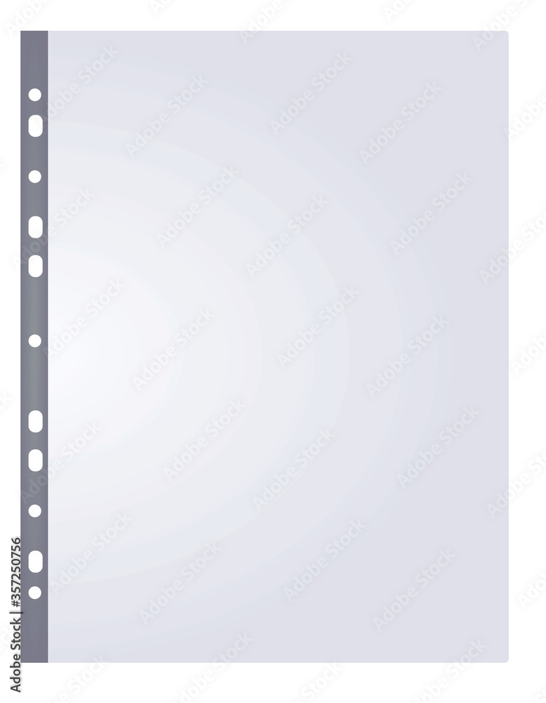 Blank protect paper folder. vector illustration