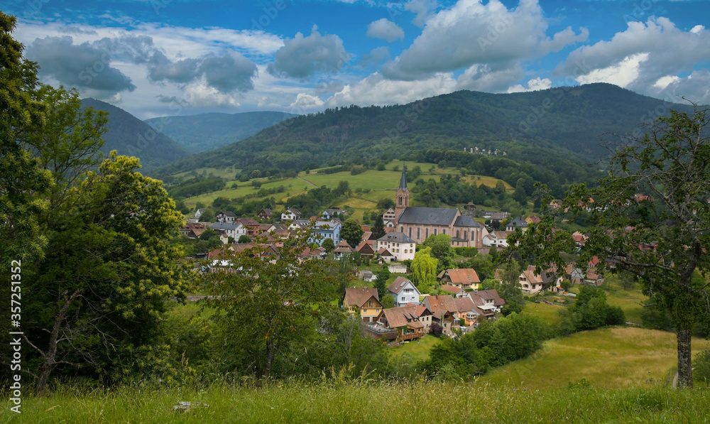 Breitenbach im Val de Villé im Elsass