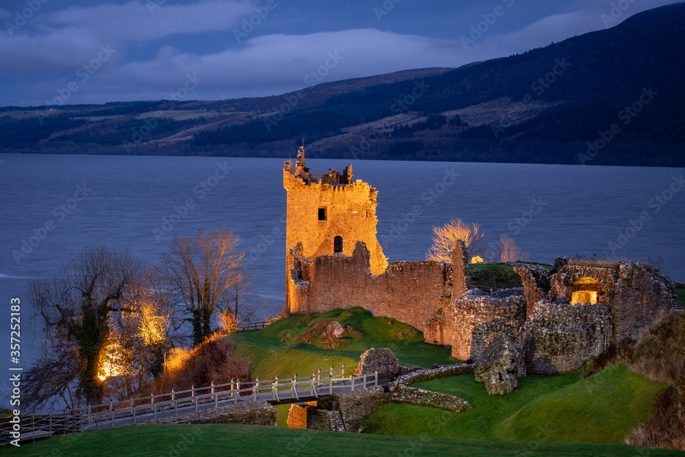 castillo de Urquhart, Patrimonio Nacional Escocés, lago Ness, Inverness, Highlands, Escocia, Reino Unido