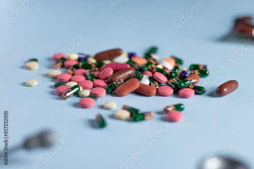 medicine pill/ tablet stock image.