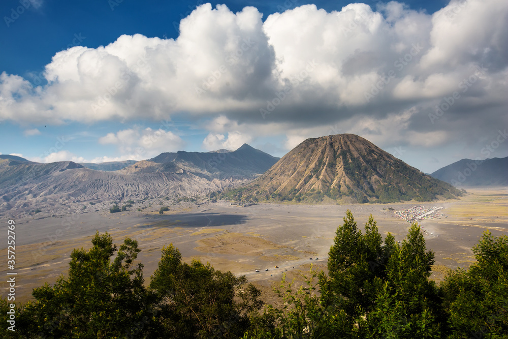 View to Bromo volcano on the sunrise, Java, Indonesia