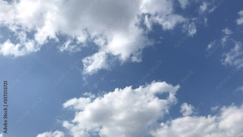 blauer Himmel mit schönen Wolken Timelapse blauer Himmel mit schönen Wolken Timelapse
