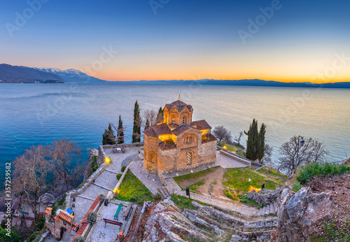 The Church of Saint John at Kaneo, Lake Ohrid, North Macedonia photo