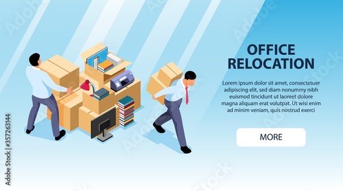 Office Relocation Horizontal Banner
