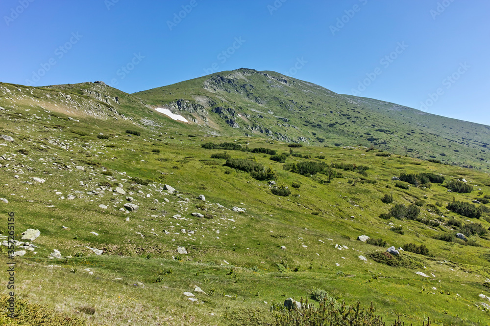 Panorama around Belmeken peak, Rila mountain